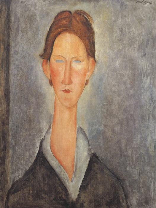 Amedeo Modigliani Portrait of a Student (mk39) oil painting image